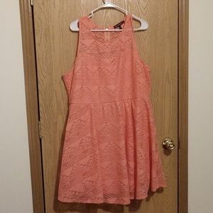 Coral dress